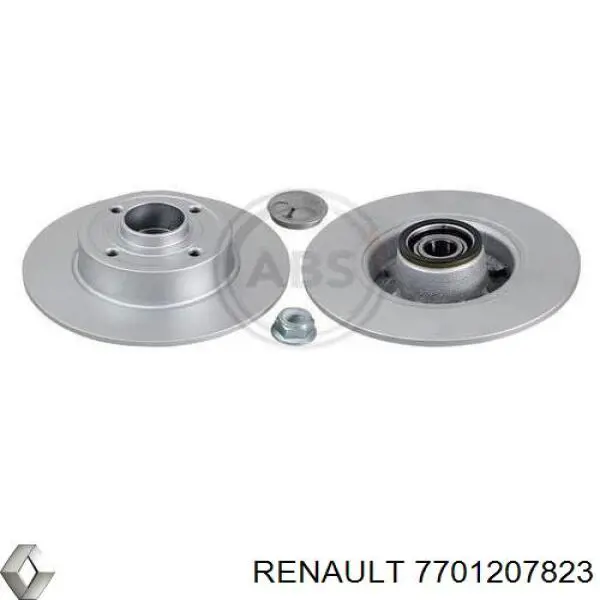 Tarcza hamulcowa tylna Renault (RVI) 7701207823 cena, od 46,01 USD