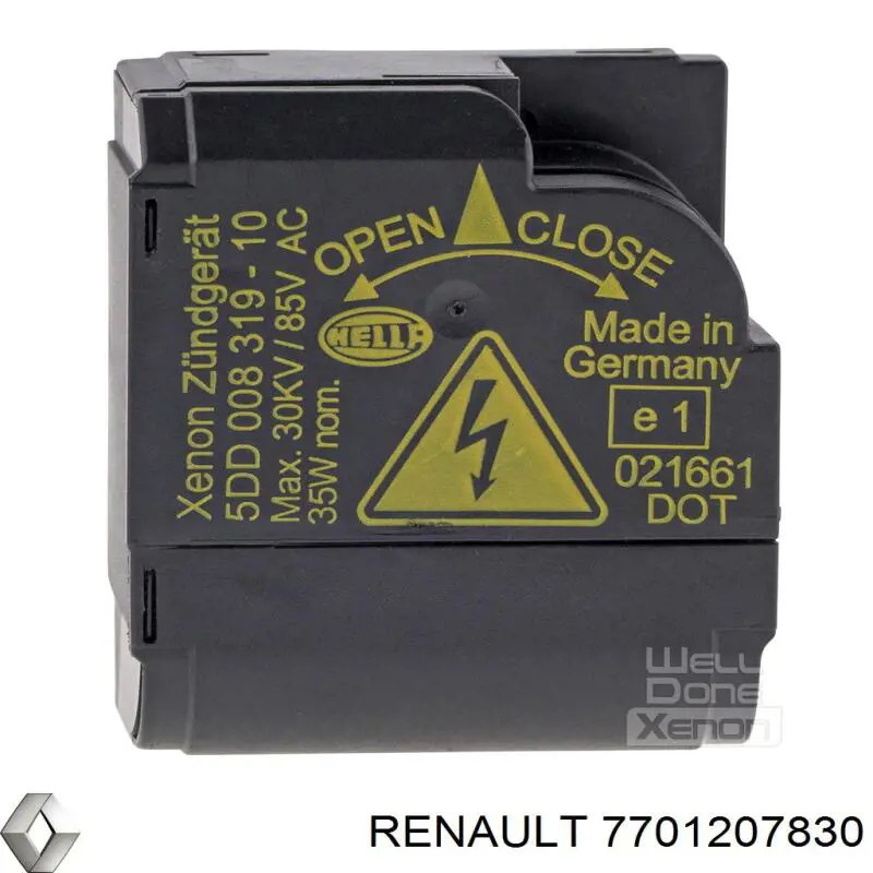 Urządzenie zapłonowe (ksenon) Renault (RVI) 7701207830 cena, od 59,24 USD