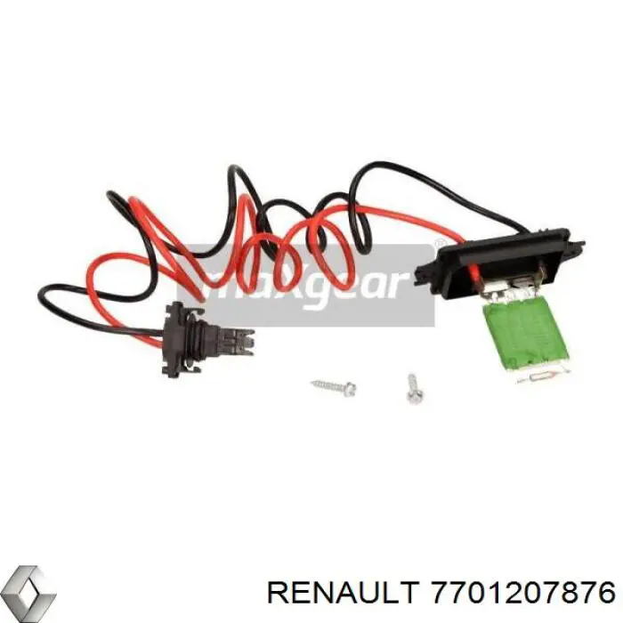 Rezystor silniczka wentylatora klimatyzacji Renault (RVI) 7701207876 cena, od 34,63 USD