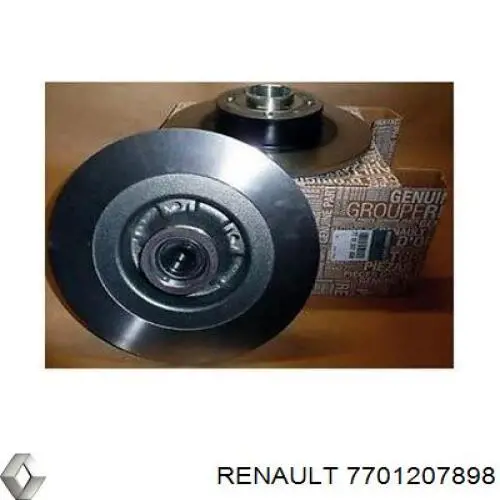 Tarcza hamulcowa tylna Renault (RVI) 7701207898 cena, od 56,07 USD