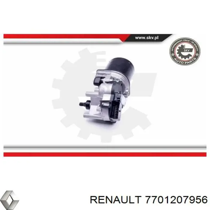 Silniczek wycieraczki szyby przedniej Renault (RVI) 7701207956 cena, od 59,59 USD