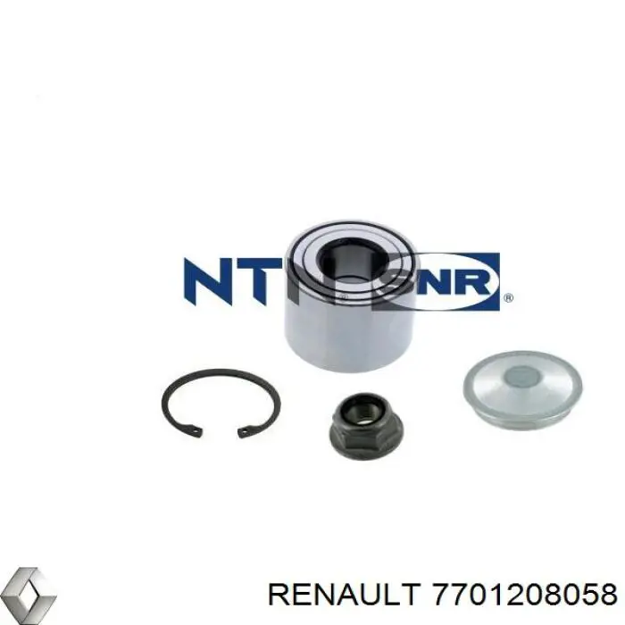 Lożysko piasty tylnej Renault (RVI) 7701208058 cena, od 23,99 USD