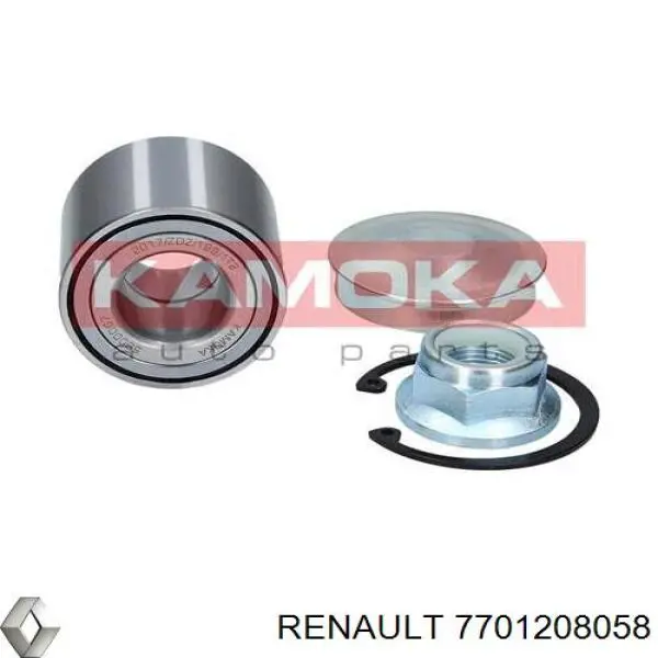 Do koszyka 7701208058 Renault (RVI) Lożysko piasty tylnej