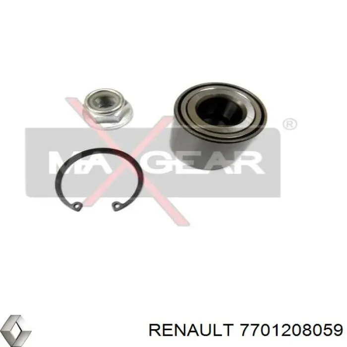 Lożysko piasty tylnej Renault (RVI) 7701208059 cena, od 25,42 USD