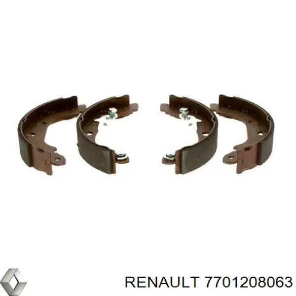 Klocki hamulcowe tylne bębnowe Renault (RVI) 7701208063 cena, od 26,44 USD