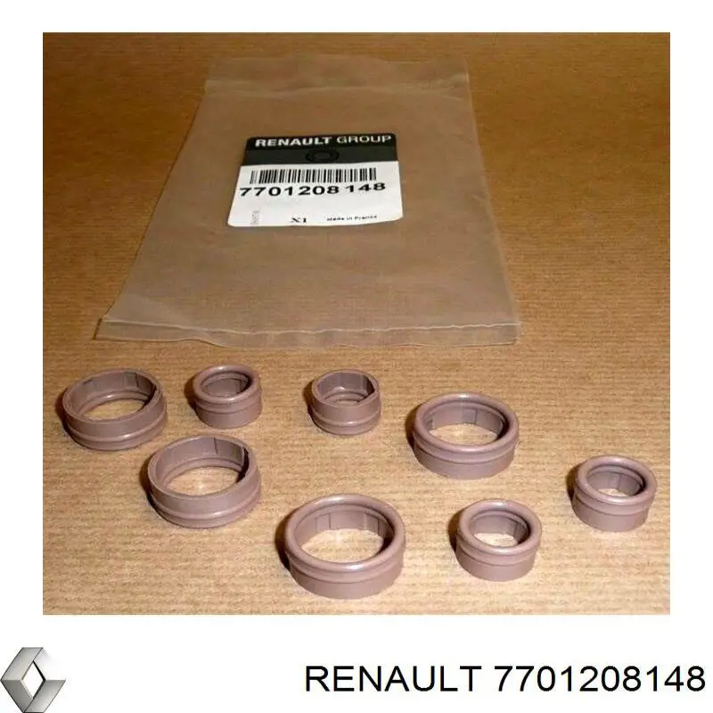Do koszyka 7701208148 Renault (RVI) Uszczelka pierścieniowa rury klimatyzacji
