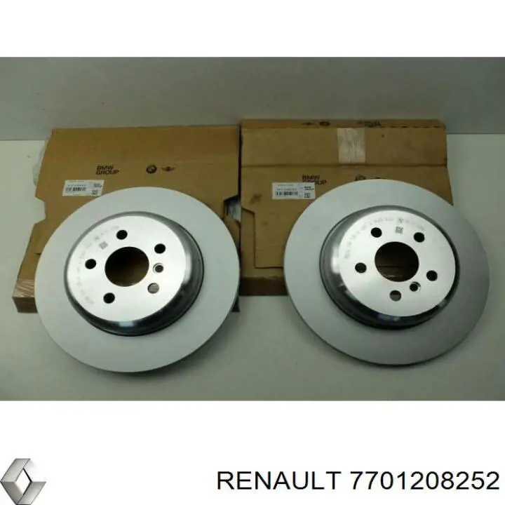 Tarcza hamulcowa przednia 7701208252 Renault (RVI)