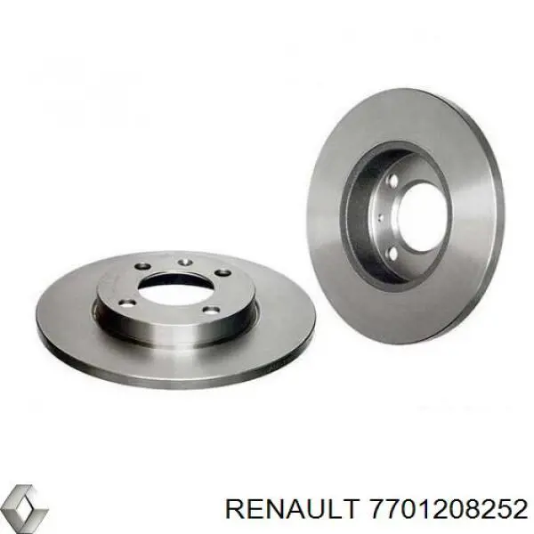 7701208252 Renault (RVI) Tarcza hamulcowa przednia
