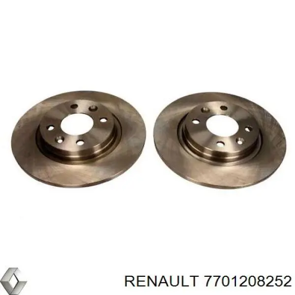 7701208252 Renault (RVI) Tarcza hamulcowa przednia