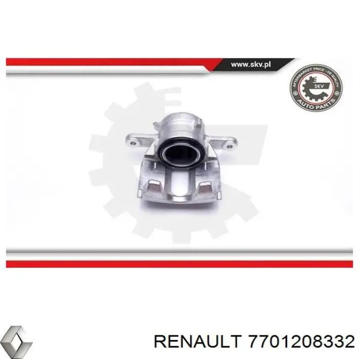 Zacisk hamulcowy przedni lewy Renault (RVI) 7701208332 cena, od 45,97 USD