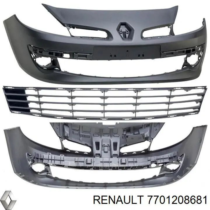 7701208681 Renault (RVI) Zderzak przedni