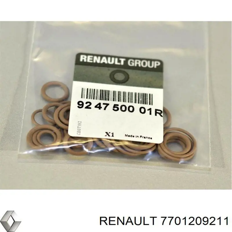 Uszczelka pierścieniowa rury klimatyzacji Renault (RVI) 7701209211 cena, od 26,21 USD