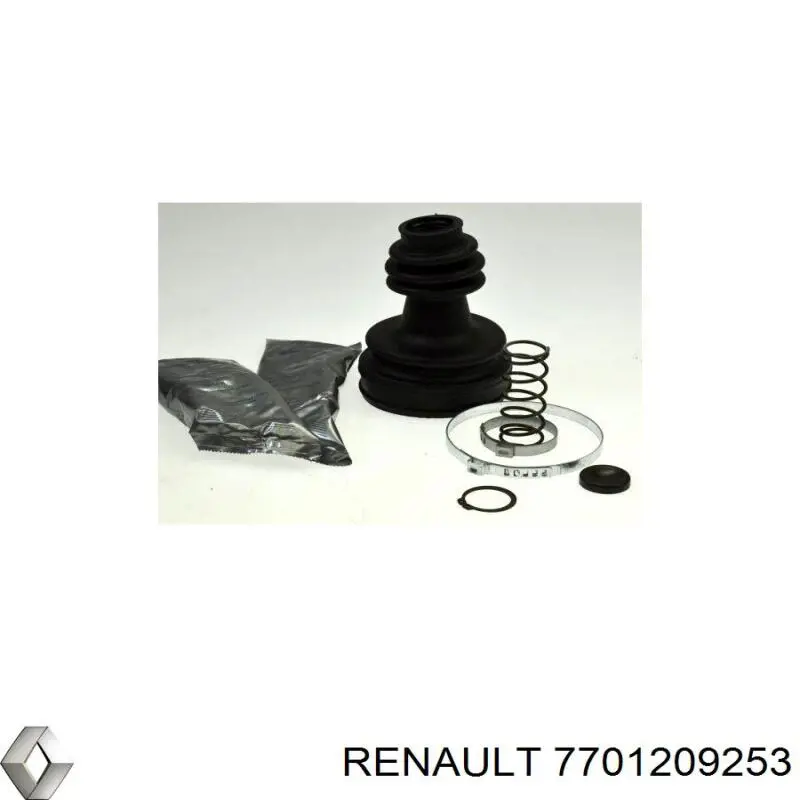 Osłona przegubu homokinetycznego półosi przedniej wewnętrzna Renault (RVI) 7701209253 cena, od 17,31 USD
