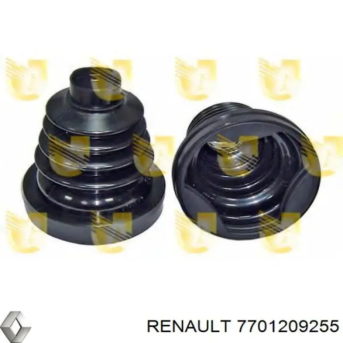 Do koszyka 7701209255 Renault (RVI) Osłona przegubu homokinetycznego półosi przedniej wewnętrzny lewy