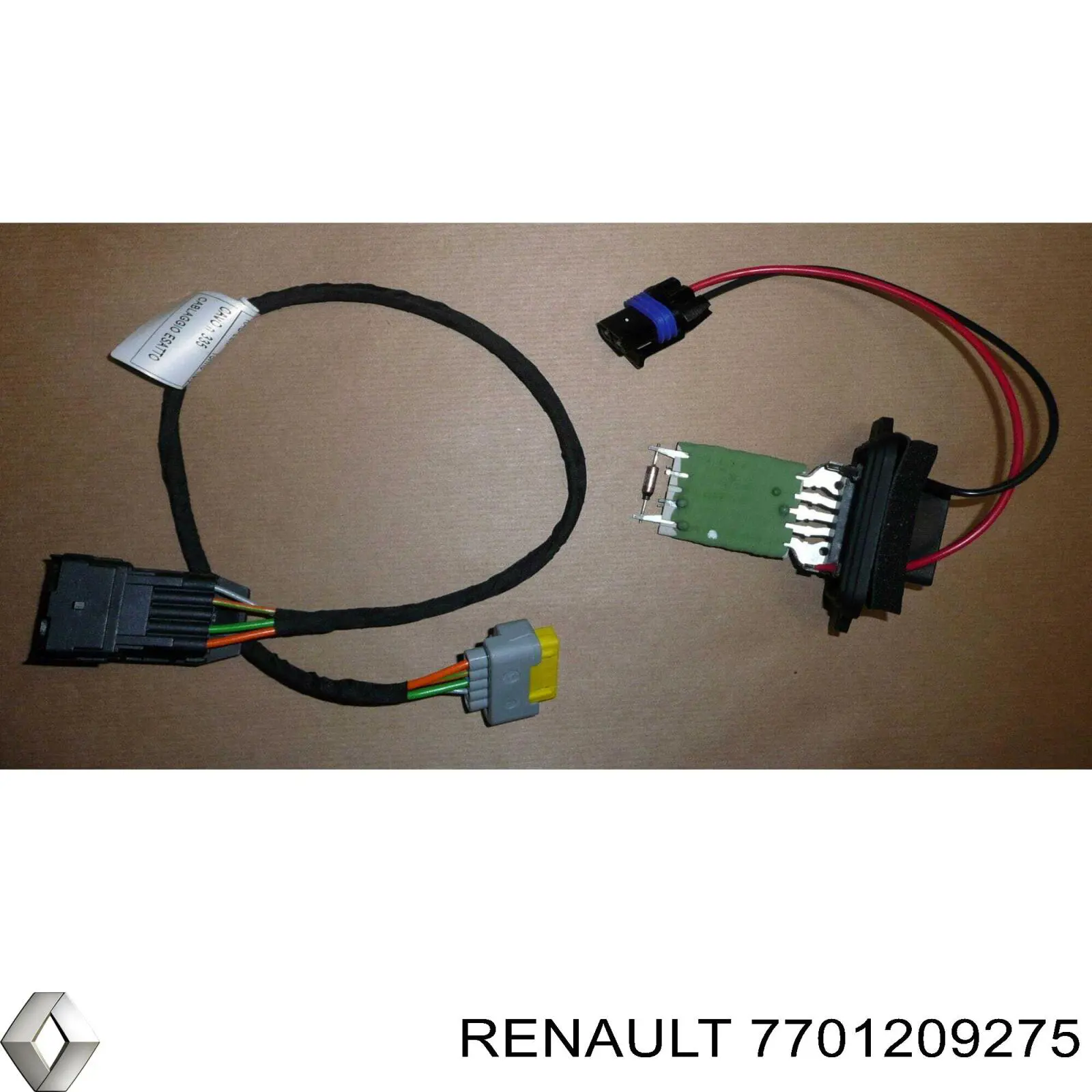 Rezystor wentylatora nagrzewnicy (ogrzewacza kabiny) Renault (RVI) 7701209275 cena, od 44,64 USD