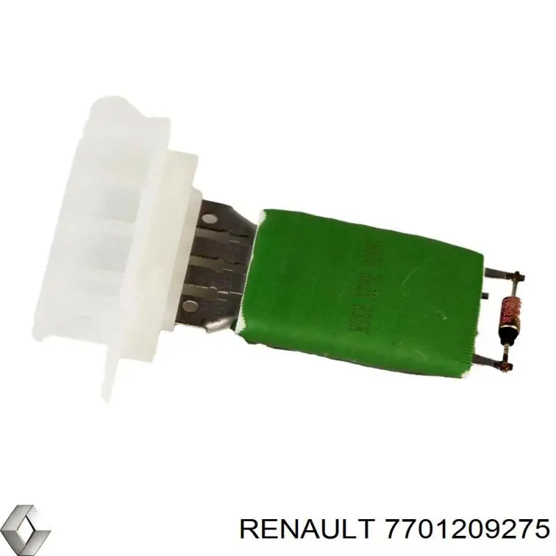 Rezystor wentylatora nagrzewnicy (ogrzewacza kabiny) Renault (RVI) 7701209275 cena, od 44,64 USD