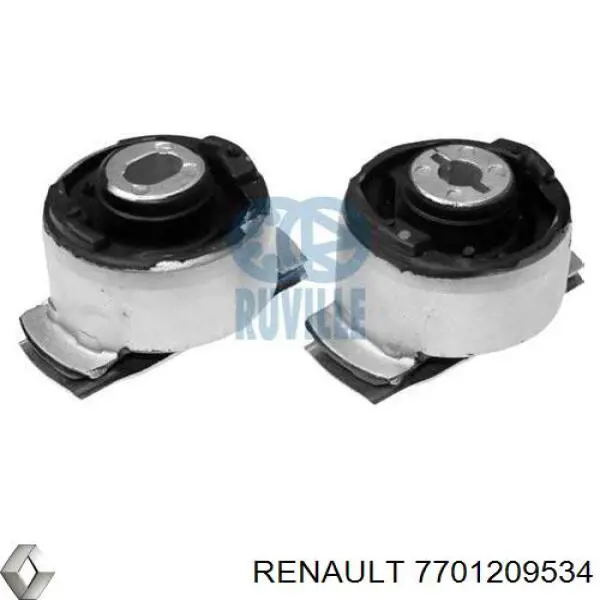 Do koszyka 7701209534 Renault (RVI) Silentblock tylnej belki