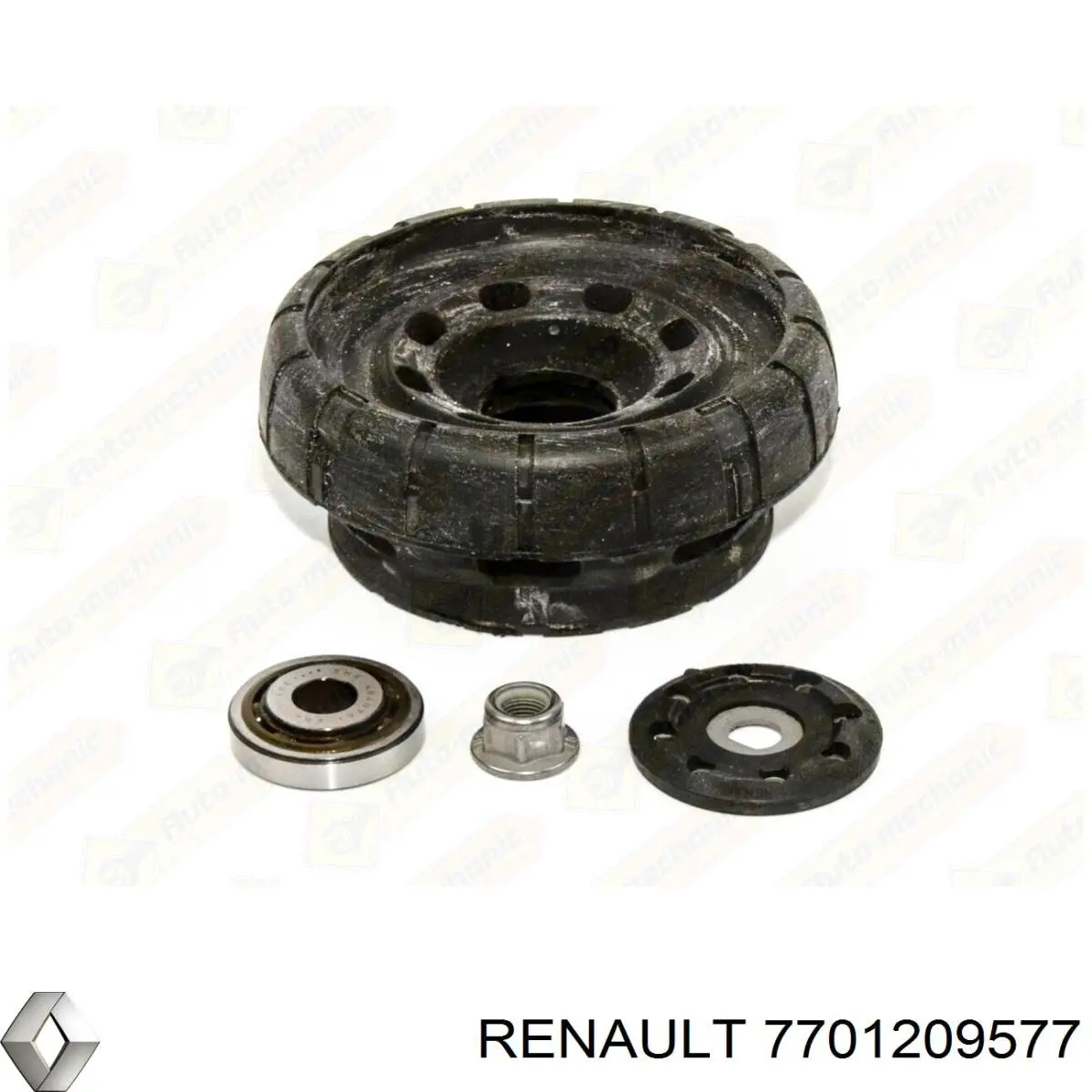 Poduszka amortyzatora przedniego Renault (RVI) 7701209577 cena, od 58,08 USD