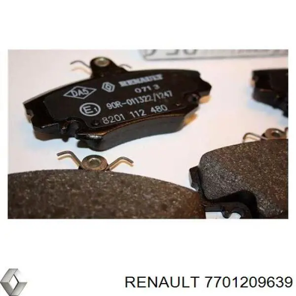Klocki hamulcowe przednie tarczowe Renault (RVI) 7701209639 cena, od 23,29 USD