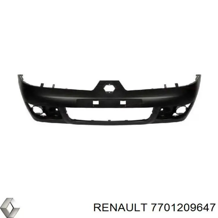Zderzak przedni Renault Clio SYMBOL sedana (LB0, LB1, LB2) (1998 - 2008) cena, od 79,63 USD