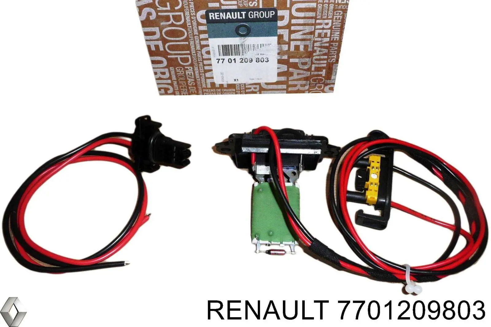Rezystor wentylatora nagrzewnicy (ogrzewacza kabiny) Renault (RVI) 7701209803 cena, od 31,20 USD