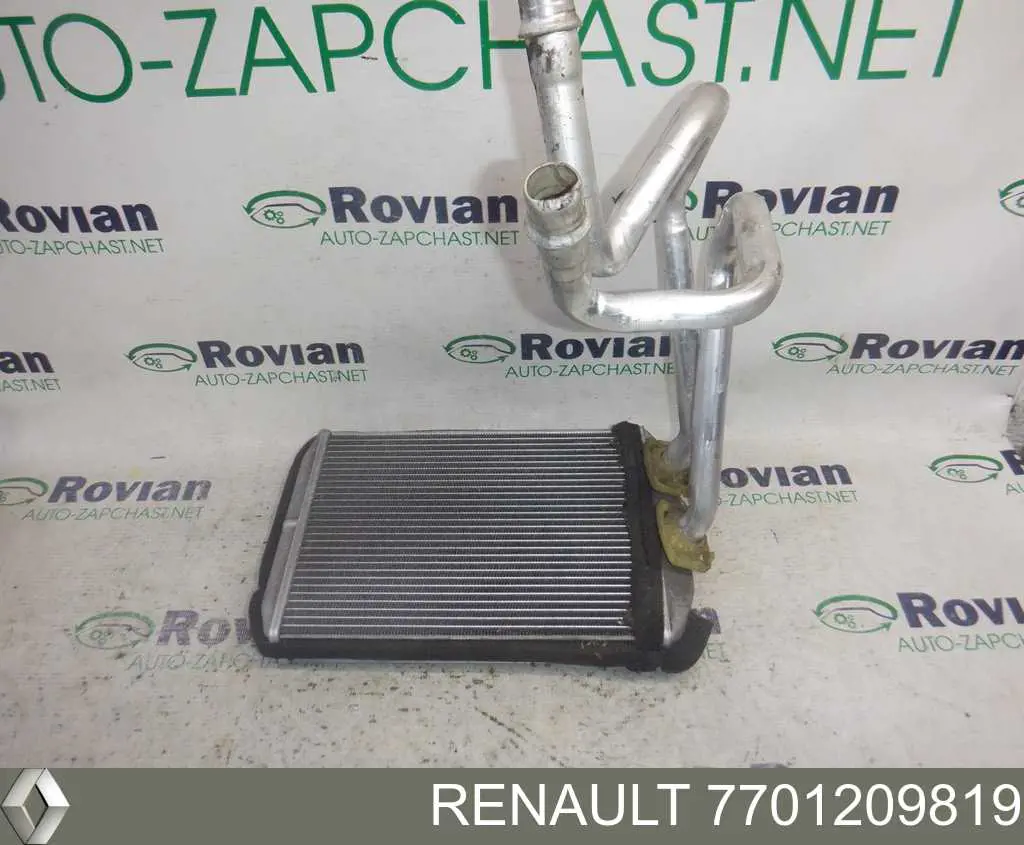 Do koszyka 7701209819 Renault (RVI) Chłodnica nagrzewnicy (ogrzewacza)
