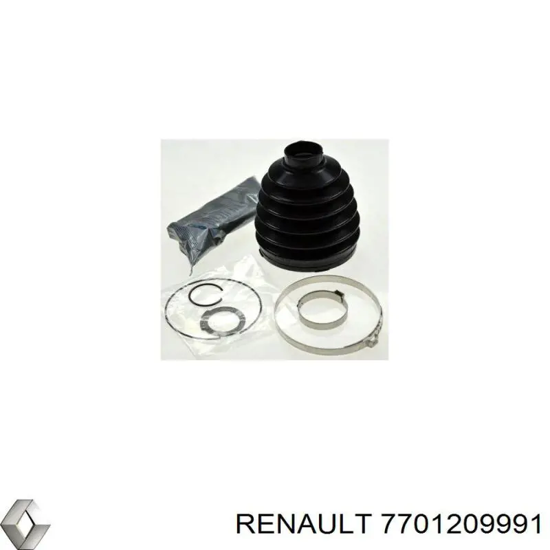 Osłona przegubu homokinetycznego półosi przedniej zewnętrzna Renault (RVI) 7701209991 cena, od 14,10 USD