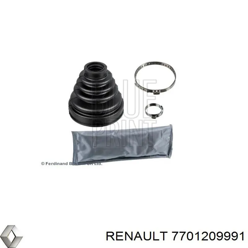 Do koszyka 7701209991 Renault (RVI) Osłona przegubu homokinetycznego półosi przedniej zewnętrzna