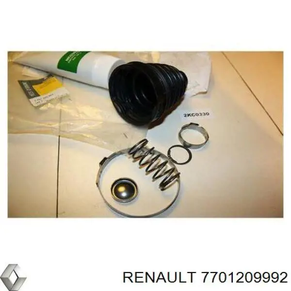 Do koszyka 7701209992 Renault (RVI) Osłona przegubu homokinetycznego półosi przedniej wewnętrzna