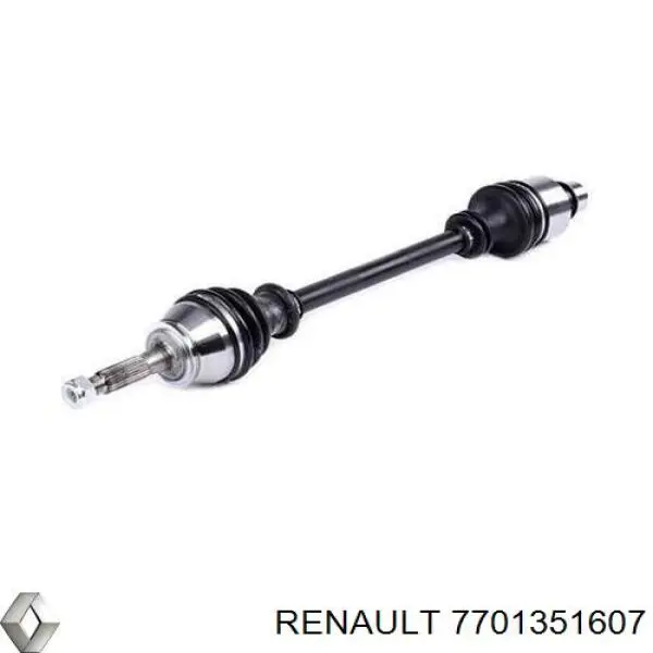 Półoś napędowa przednia Renault (RVI) 7701351608 cena, od 113,28 USD