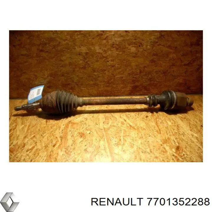 Półoś napędowa przednia Renault (RVI) 7701352288 cena, od 113,28 USD