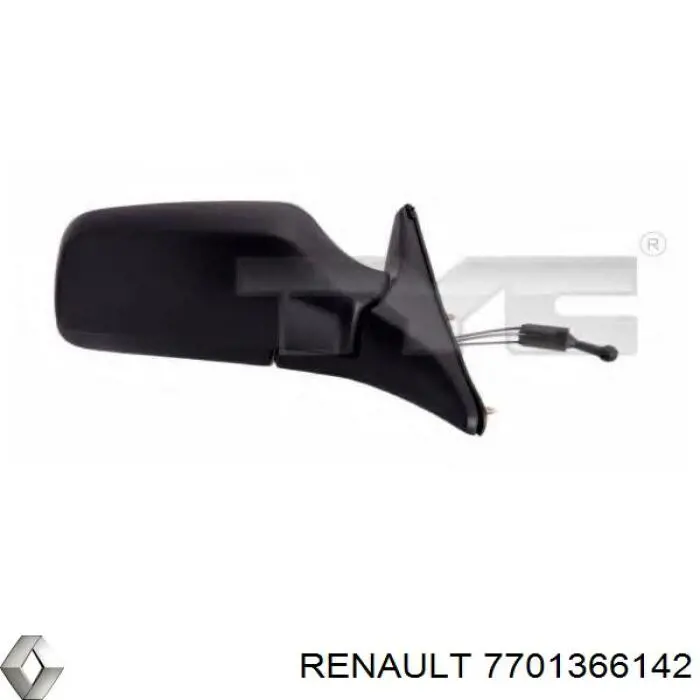 Lusterko wsteczne prawe Renault 21 sedana (L48) (1986 - 1994) cena, od 96,06 USD