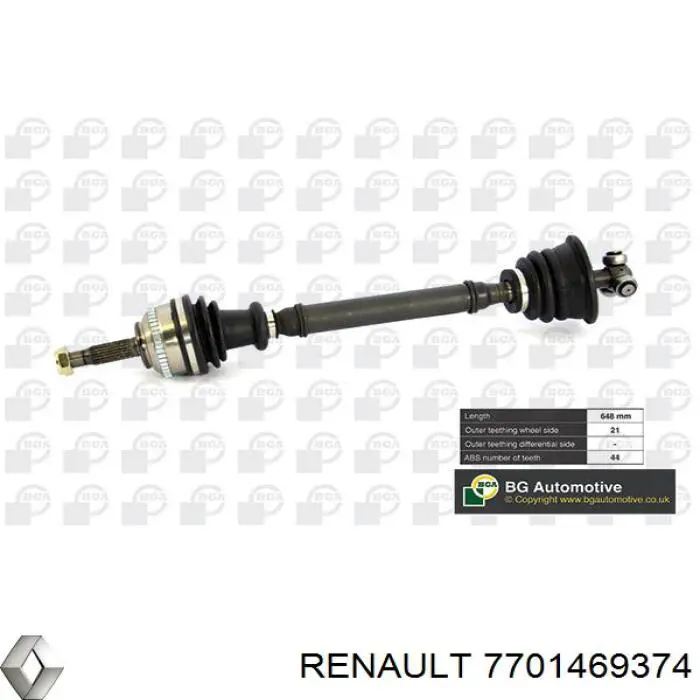  Renault (RVI) 7701469374 cena, od 71,51 USD
