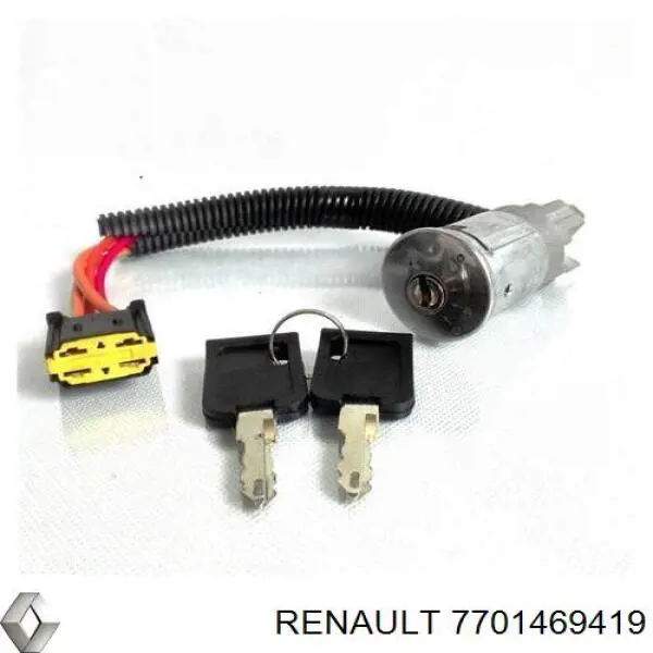  Zestaw wkładek zamków Dacia Logan 