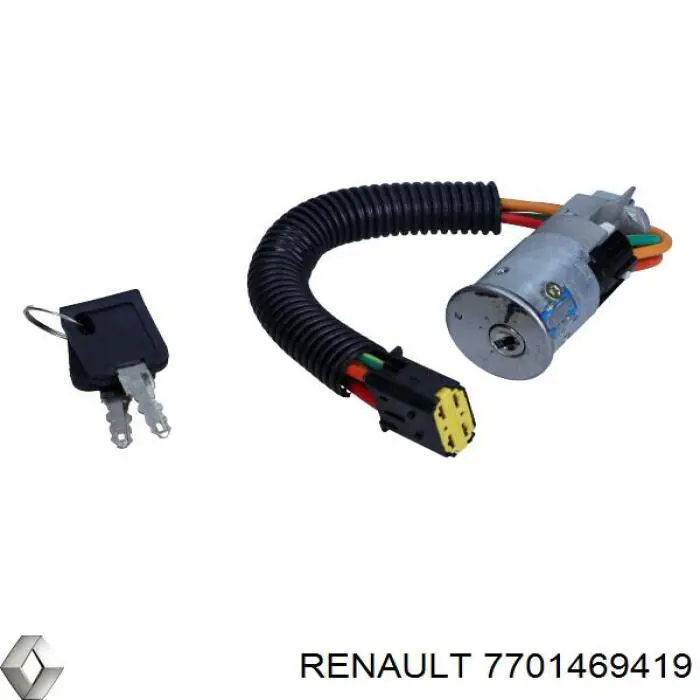 Zestaw wkładek zamków Dacia Logan I  MCV