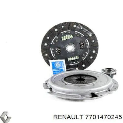 Do koszyka 7701470245 Renault (RVI) Zestaw sprzęgła (3 części)