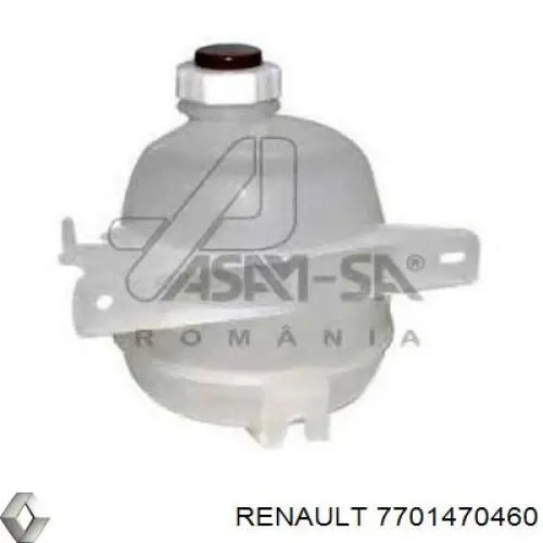 Do koszyka 7701470460 Renault (RVI) Zbiorniczek wyrównawczy układu chłodzenia