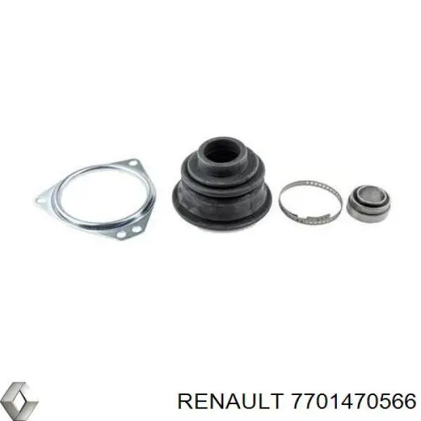 Osłona przegubu homokinetycznego półosi przedniej wewnętrzny lewy Renault (RVI) 7701470566 cena, od 27,09 USD