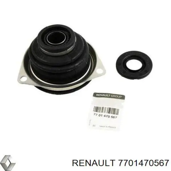 Osłona przegubu homokinetycznego półosi przedniej wewnętrzny lewy Renault (RVI) 7701470567 cena, od 12,28 USD