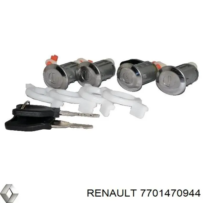 Wkładka zamka drzwi przednich Renault (RVI) 7701470944 cena, od 24,16 USD