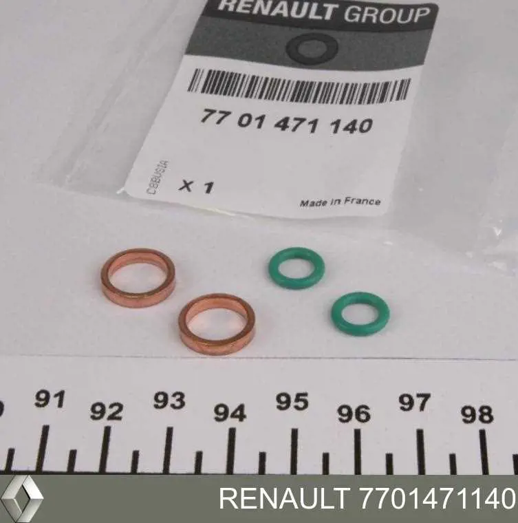7701471140 Renault (RVI) Uszczelka przewodu dopływu oleju do turbiny