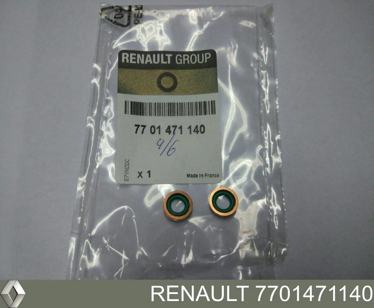 Uszczelka przewodu dopływu oleju do turbiny Renault (RVI) 7701471140 cena, od 10,04 USD