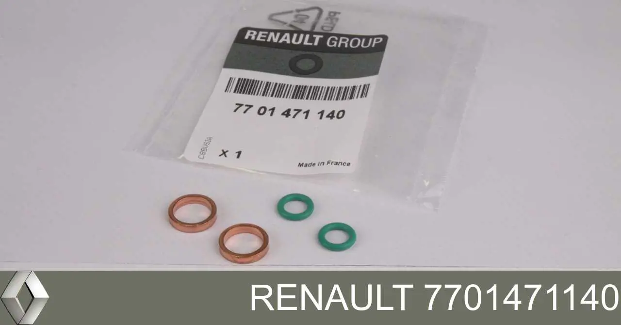 Do koszyka 7701471140 Renault (RVI) Uszczelka przewodu dopływu oleju do turbiny