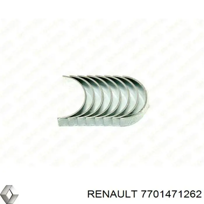 Do koszyka 7701471262 Renault (RVI) Panewki korbowodowe wału korbowego, zestaw, standardowe (STD)