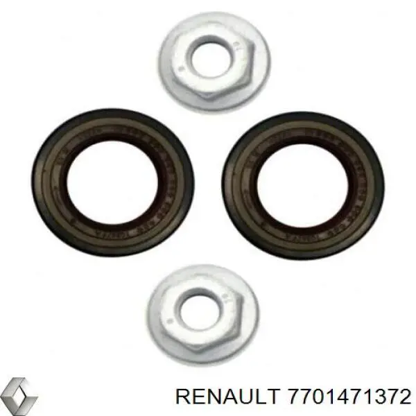Do koszyka 7701471372 Renault (RVI) Pierścień króćca turbiny, doładowywanego powietrza