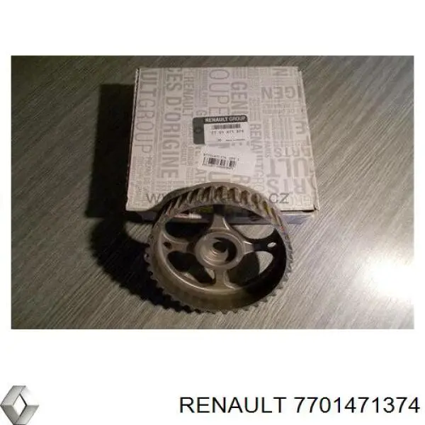 Do koszyka 7701471374 Renault (RVI) Koło zębatewalcowe wałka rozrządu silnika
