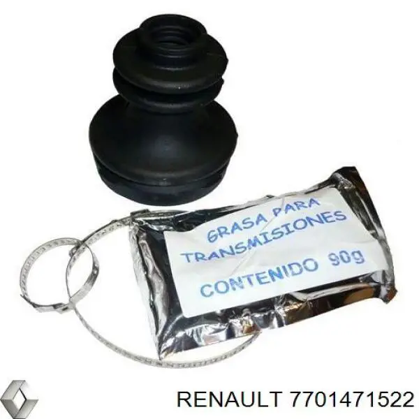 Do koszyka 7701471522 Renault (RVI) Osłona przegubu homokinetycznego półosi przedniej wewnętrzna