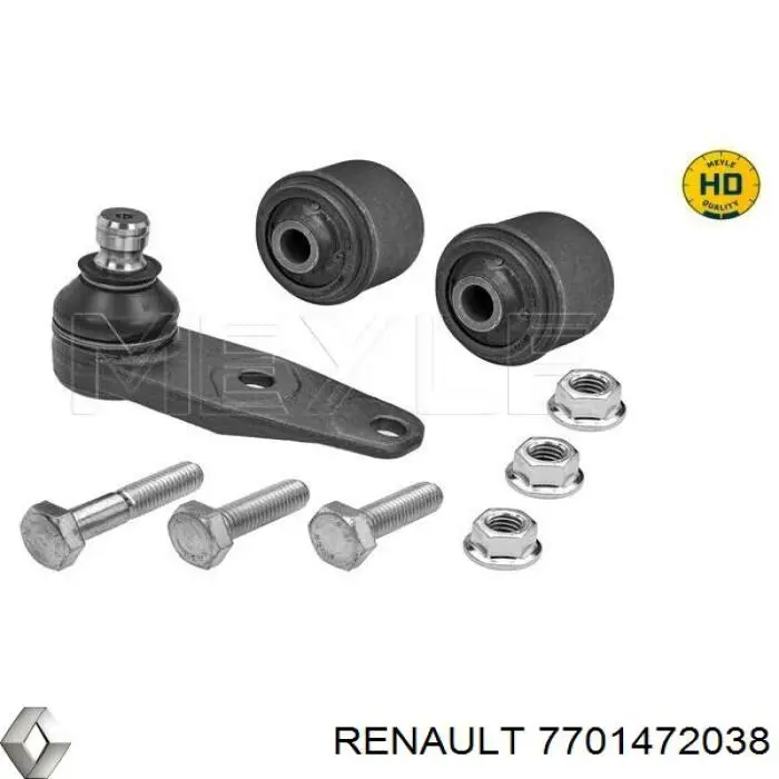 7701472038 Renault (RVI) Sworzeń wahacza dolny