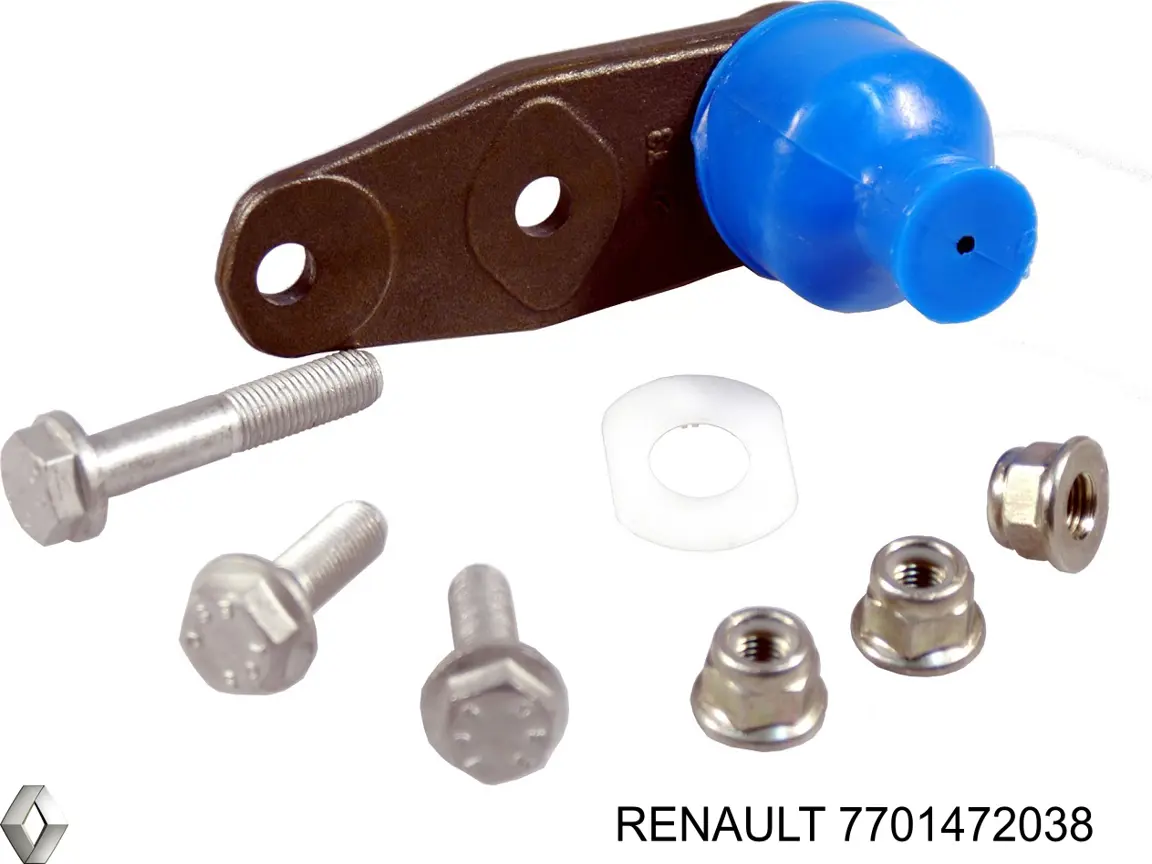 Sworzeń wahacza dolny 7701472038 Renault (RVI)