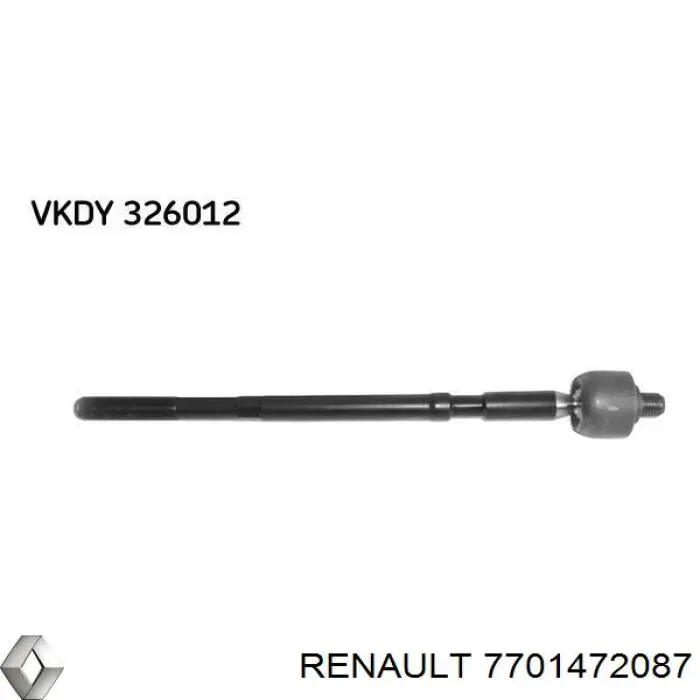 Drążek kierowniczy Renault (RVI) 7701472087 cena, od 12,42 USD